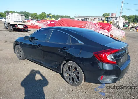 2020 Honda Civic Sport из США, поврежденный, VIN 19XFC2F8XLE214533